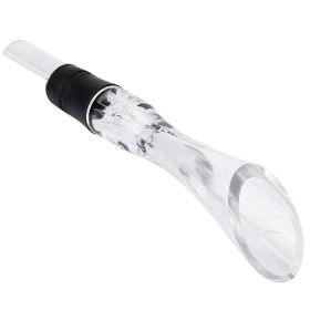 Wine Aerator Pourer Spout Decanter Spout Attachable In-Bottle Wine Drip Stopper (Option: Transparent)